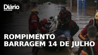 Rompimento de Barragem 14 de Julho intensifica tragédia das chuvas no RS [upl. by Analem758]