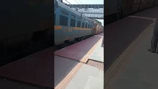 Haldia Asansol express passing panskura station shortvideo southeasternrailway [upl. by Rrats]