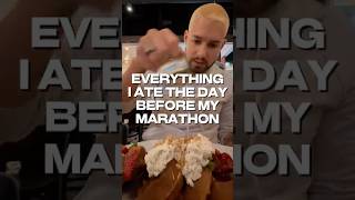 Pre Race Meals  Everything I ate the day before my marathon marathon carbloading [upl. by Faludi]