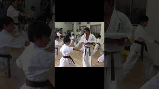 kyokushinKARATE移動稽古KENSEIKAN少年部上級No２ japanesemartialarts [upl. by Seka]