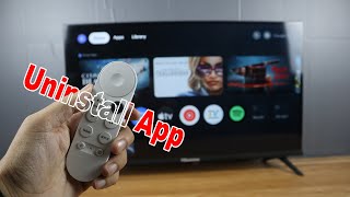 How to Uninstall App in Google TV Chromecast [upl. by Delp]