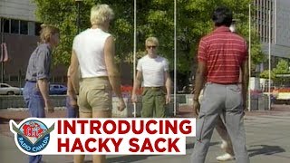 Introducing Hacky Sack the 1985 version of Frisbee [upl. by Whit]