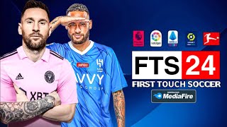 First Touch Soccer 2024 FTS 24 Mod APKDATAOBB Download [upl. by Ennazzus]