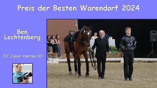 Ben Lechtenberg  EV Junior Herren 03  Preis der Besten Warendorf 2024 [upl. by Crisey409]