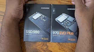 Samsung 980 nvme m2 ssd vs 970 evo plus benchmark plus copy paste speed test [upl. by Lundquist224]