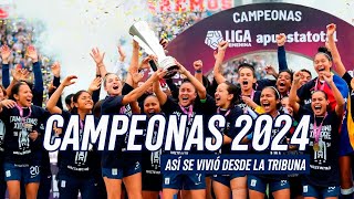 Alianza Lima Femenino Campeón 2024  Así se vivió desde la Tribuna [upl. by Ecilayram]