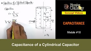 Class 12 Physics  Capacitance  10 Capacitance of a Cylindrical Capacitor  For JEE amp NEET [upl. by Iur]