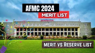 AFMC MERIT LIST 2024  All selected students [upl. by Craven]