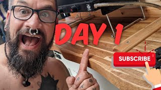 VW T4 campervan conversion festival prep day 1 update [upl. by Airtina40]