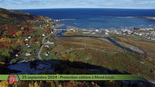 MAXInfo en bref Protection côtière à MontLouis en HauteGaspésie [upl. by Reiner]