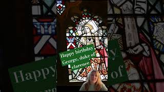 October 21 Happy Birthday George Duke of Clarence englishhistory history medieval tudor [upl. by Pandora]