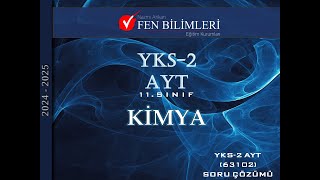 KİMYA YKS2 AYT 63102 [upl. by Artimas812]