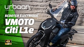 Essai VMOTO CITI L1e  scooter électrique  2024urbaanews [upl. by Anu]