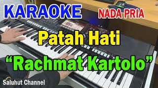 PATAH HATI ll KARAOKE NOSTALGIA COUNTRY ll RACHMAT KARTOLO ll NADA PRIA ESDO [upl. by Mattson]