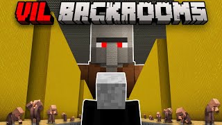 Minecraft but I Escape The VILLAGER BACKROOMS [upl. by Mickie]