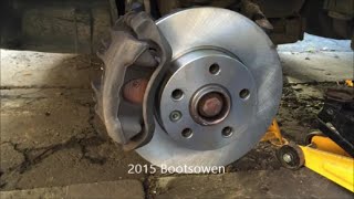 VW T4 Front Brake Replacement [upl. by Aleen715]