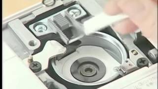 Basic Maintenance for Janome top loading bobbin machine How to Video [upl. by Mccafferty]