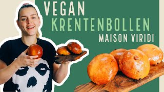 Makkelijk zelf VEGAN KRENTENBOLLEN bakken stap voor stap uitgelegd [upl. by Schindler]