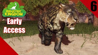 The Saber Tooth Cat  Prehistoric Kingdom Early Access Playthrough Part 6 [upl. by Namhar]