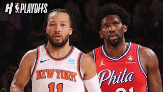 Philadelphia 76ers vs New York Knicks  Full Game 1 Highlights  April 20 2024  2024 NBA Playoffs [upl. by Enovad]