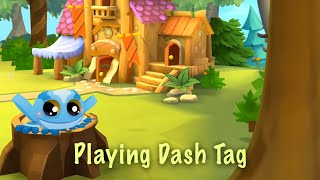 Playing Dash Tag the Fun Runner Game [upl. by Kcirej]