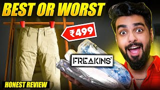 Best Cargo Pants Under 500 🔥 Cargo Pant Haul 2024  FREAKINS Honest Review by Lakshay Thakur [upl. by Manley]