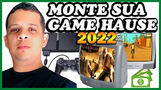 COMO MONTAR UMA MINI GAME HAUSE LAN GAMES  LOCADORA DE GAMES EM 2024 [upl. by Welford]