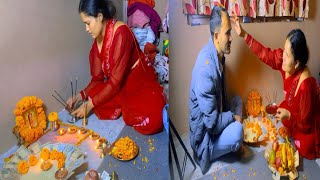 Laxmi Puja  laxmi puja kasari garne  Nepali Culture  nepali comedy [upl. by Idhem12]