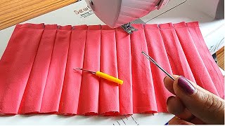 ✅ 5 Very Easy Ways To Make Perfect Pleats For Beginners  Pleating Tips And Tricks [upl. by Nosreve]