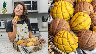 How To Make Vegan Conchas Mexican Sweet Bread [upl. by Ardra54]