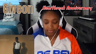 Giveon  HEARTBREAK ANNIVERSARY  REACTION🔥 [upl. by Ulund]