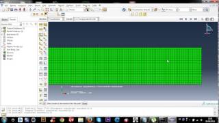 modélisation 2D dune poutre sous sollicitation statique avec abaqus [upl. by Nohsar745]