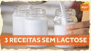 3 RECEITAS SEM LACTOSE aprenda como fazer suflê iogurte e sorvete sem leite  Bela Gil [upl. by Arick388]