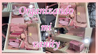 Organizando mi vanitynuevos organizadorespink and girly [upl. by Destinee]