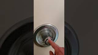 How to remove cover and replace Delta shower valve assembly to fix leak  waterleaky VIDEO 1 OF 2 [upl. by Alemaj]