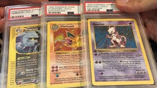 FIRE RETURN Shadowless Base Charizard  PSA Graded Pokemon Returns [upl. by Rimidalv]