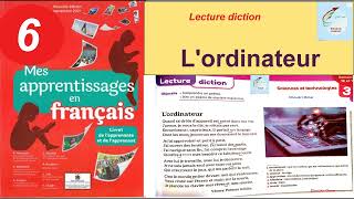 Lecture diction Lordinateur 6AEP Choukri Omar [upl. by Arnon]