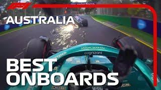 WheelToWheel Quick Reactions And The Top 10 Onboards  2022 Australian Grand Prix  Emirates [upl. by Jaclyn356]