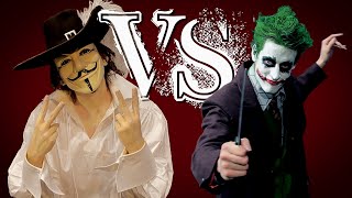 Guy Fawkes vs The Joker Epic Rap Battles of History Fanmade REUPLOAD [upl. by Sremlahc464]