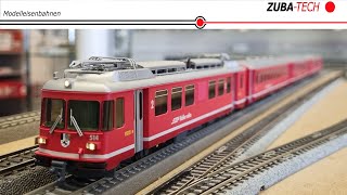 Bemo Modell RhB Stammnetzpendel H0m [upl. by Oderfodog]