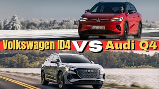 Volkswagen ID 4 GTX AWD 2024 VS Audi Q4 e tron Sportback 40 2024 [upl. by Stan]