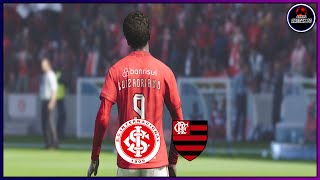 INTERNACIONAL 2 X 1 FLAMENGO  GERSON BRILHA MARCA UM GOLAÇO  PES 21 GAMEPLAY  OREGON PB  35 [upl. by Desdemona]