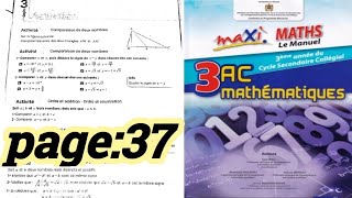 maxi maths 3AC activités 12345 page37 [upl. by Koffman767]