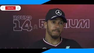 Lewis Hamiltons PostRace Press Conference at the Belgian Grand Prix [upl. by Nennarb482]