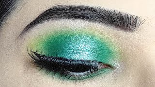 Green Eye Makeup Tutorial  Pallavi Kshatriya [upl. by Marla]