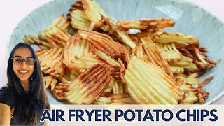 Crispy Air Fryer Potato Chips in Minutes [upl. by Eitsirc]