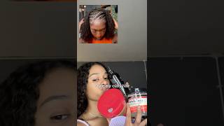 style my curly hair w me ✨ curlyhairtutorial naturalhair curlygirl braidstyles curlyhair hair [upl. by Milena]