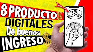 8 Mejores productos digitales que puedes vender y generar ingresos pasivos ¡Empieza Hoy [upl. by Jezreel7]