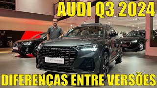 Audi Q3 2024 SUV e Sportback  Diferenças entre as versões [upl. by Ochs171]