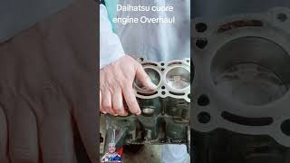 Daihatsu cuoreengine Overhaul mehanic automobile shikarpur [upl. by Layla544]